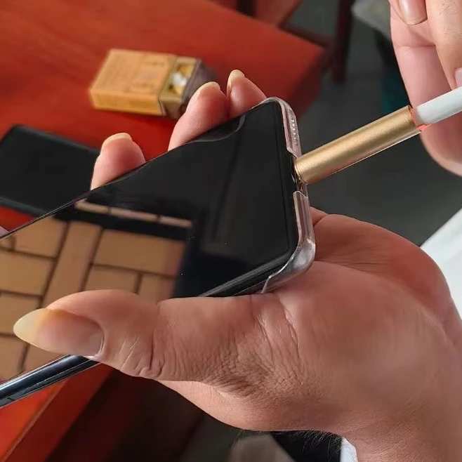 China manufacturer cell phone USB type c plug battery-free windproof 9 seconds electric ignitor smoking lighter for cigarettes