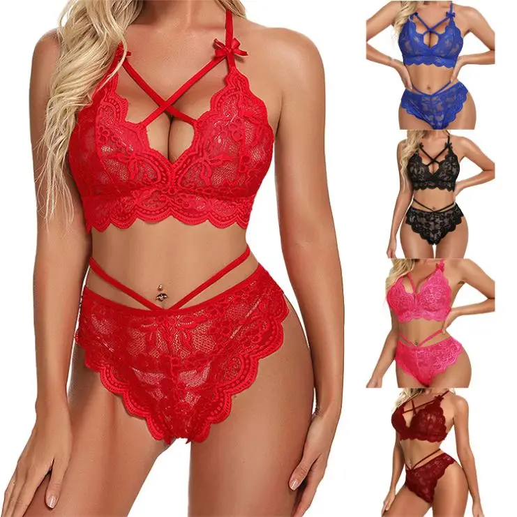 Дропшиппинг, прозрачные трусики, сексуальное нижнее белье, одежда, сексуальный комплект из бюстгальтера и трусиков, кружевное нижнее белье на бретелях, Женские сексуальные комплекты