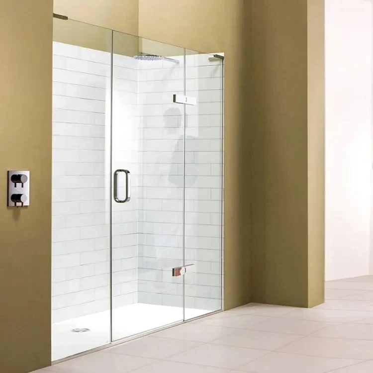 Security Glass Shower Cabin 8-12mm Clear Tempered Glass For Frameless Bathroom Shower Room Sliding Door
