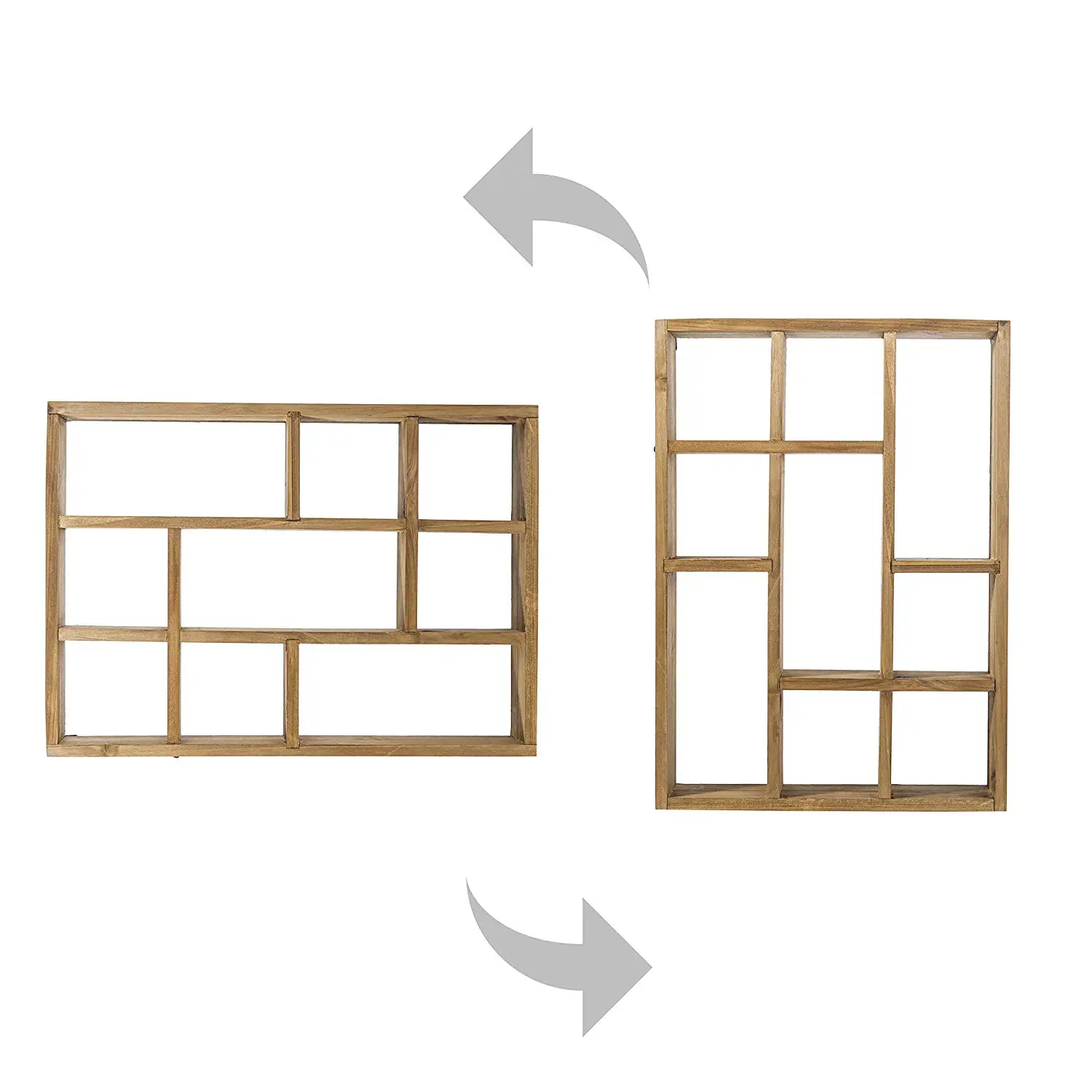 Оптовая продажа, высокое качество, Сосновая однотонная цветная деревянная мебель для дома, обычная нескладная декоративная настенная прямоугольная полка-кубик
