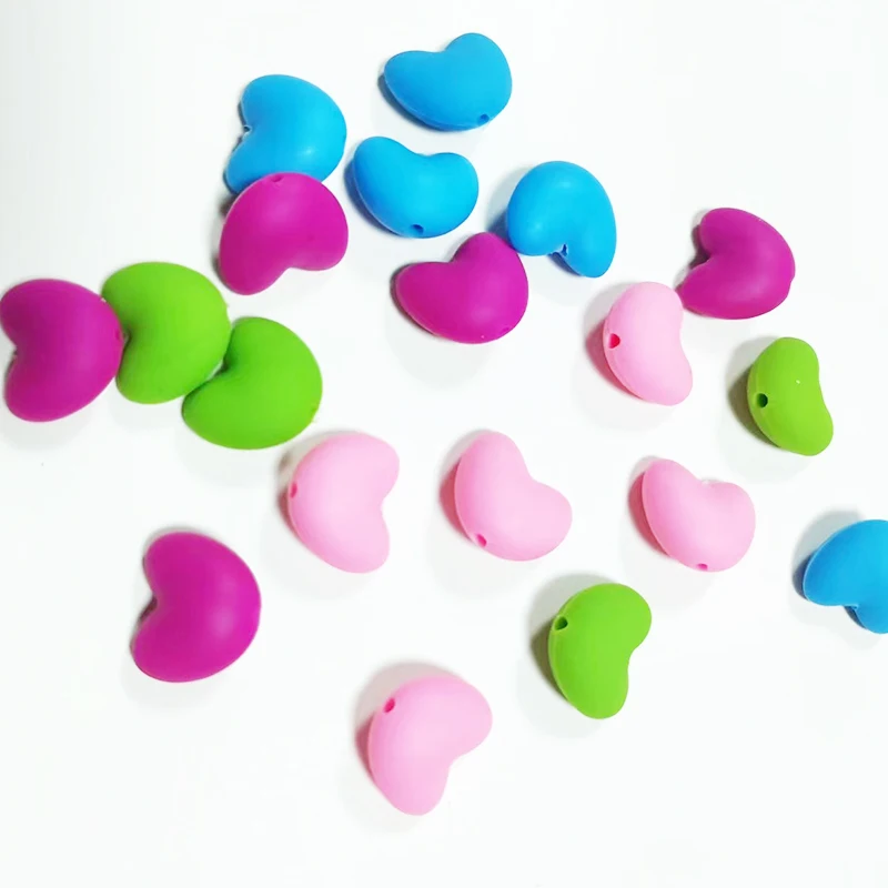 Customized 100% BPA Free Food Grade Silicone Beads for Babies DIY silicone comfort bead chain Silicone Focal Beads
