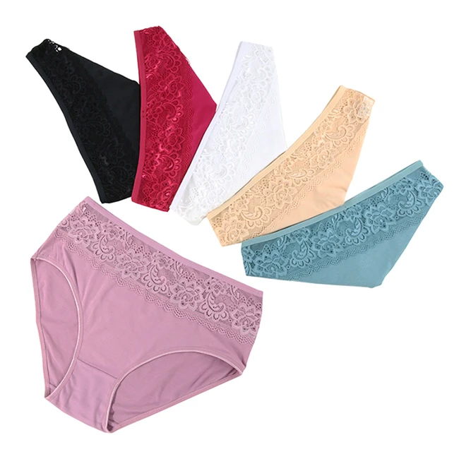 
Lace multicolor panty briefs womens cotton briefs underwear for wholesale 