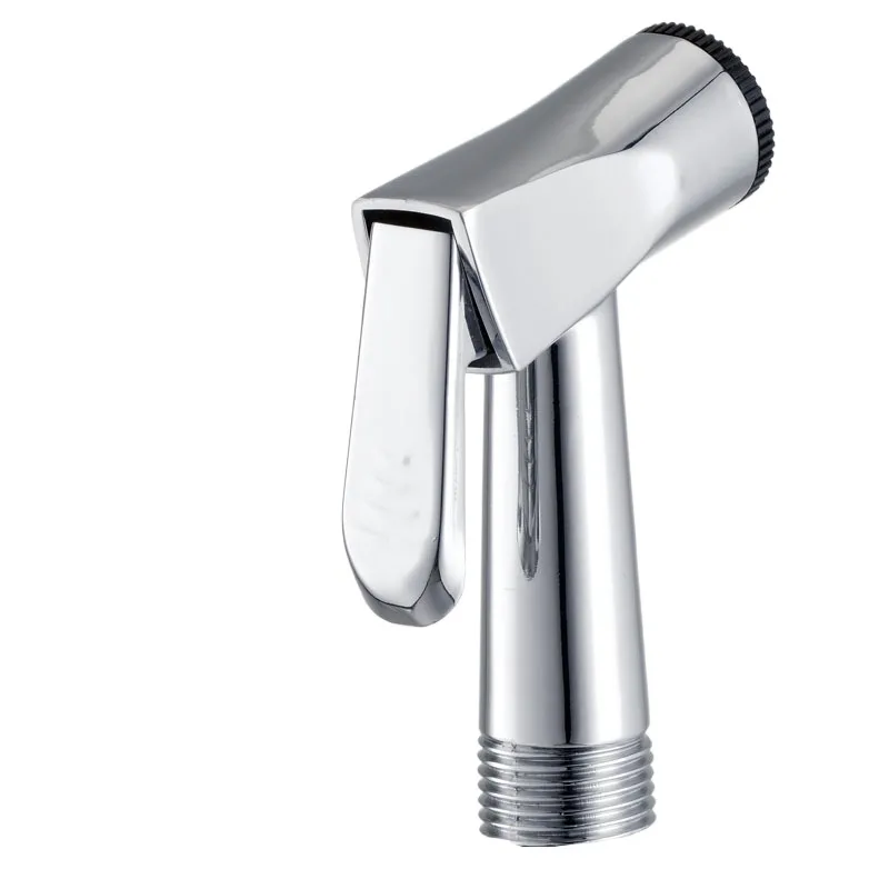 ABS Mixer Faucets Portable Shattaf Shower Chrome Silver Bidet Spray Handheld Self Cleaning Bidet Sprayer bathroom accessories