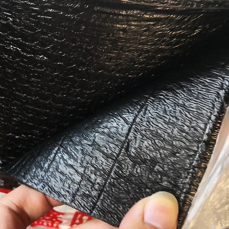 Self adhesive modified asphalt weather resistant waterproof membrane for colored steel tile roofs