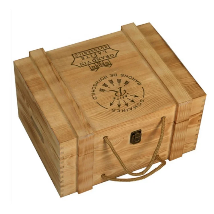 Red wine box wine tumbler box wooden wine box
