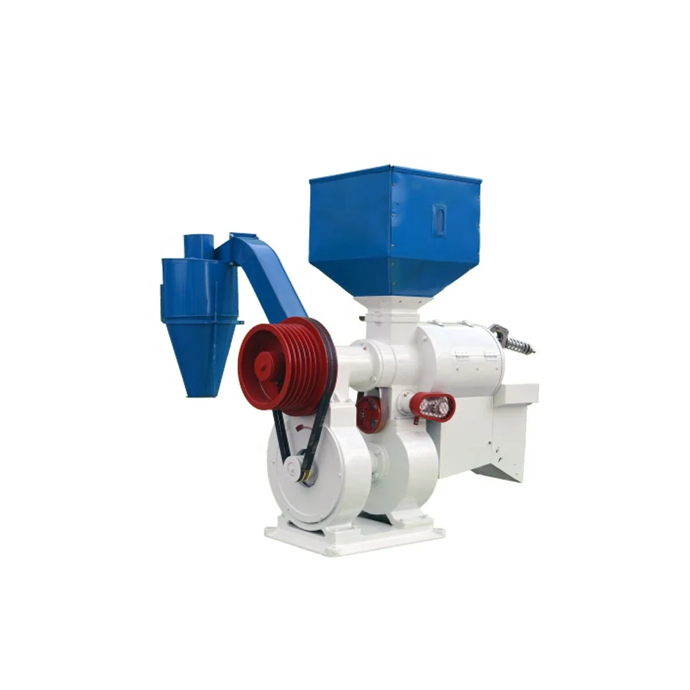 N series rice polisher with blower and iron roller mini rice mill machine