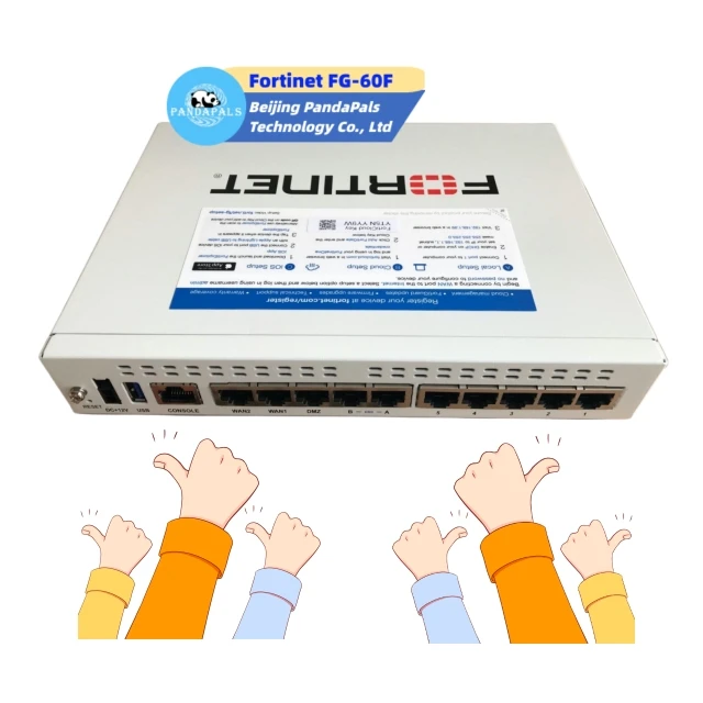 Оригинальный Новый Fortinet FG-60F FortiGate 60F серии 3 Гбит/с 10x GE RJ45 портов pfsense брандмауэр