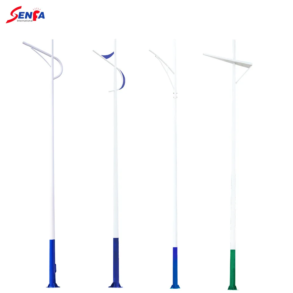 Outdoor 3m 6m 10m 11m 15m 8 Meter Height Aluminum Street stadium lighting Light Poles For Lighting