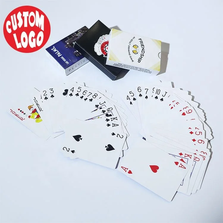 Adult Private Logo Board Games Poker Plastic Playing Cards Poker Playing Cards Printing Machine