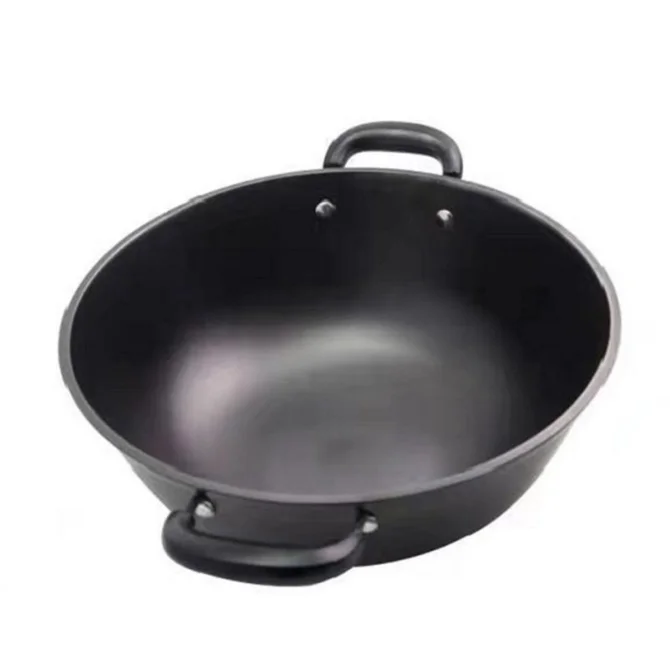 
Recommend Black Cast Iron Good Safety Performance Soup And Stew Pot for Kitchen Cookware 