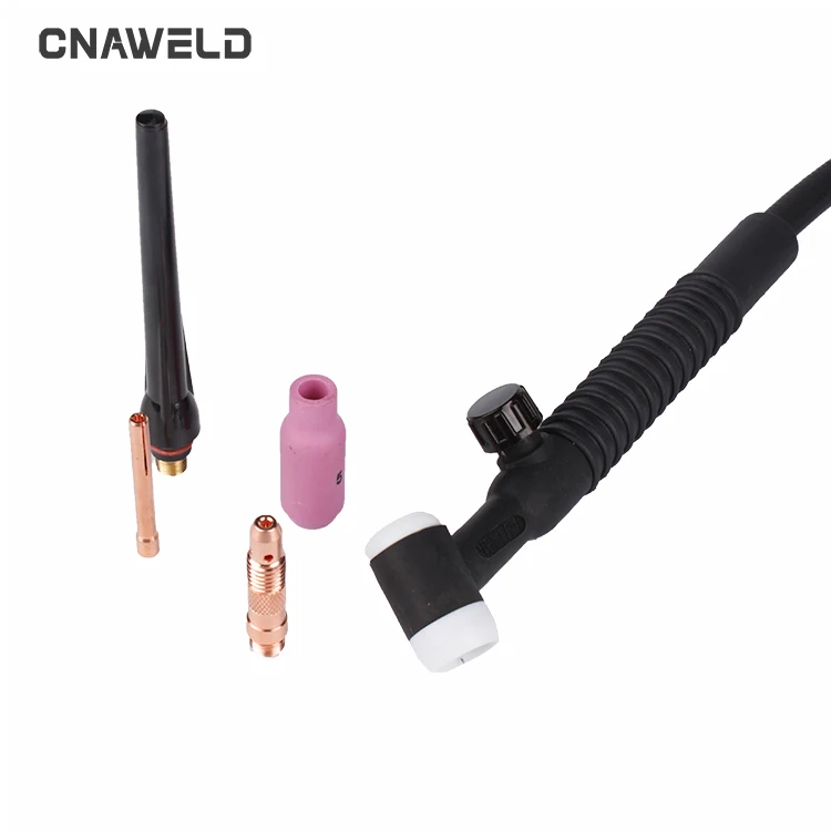 Chinaweld с воздушным охлаждением WP-17V для аргонодуговой сварки факел TIG сварочный аппарат andeli 5in1 горелка вольфрамовым