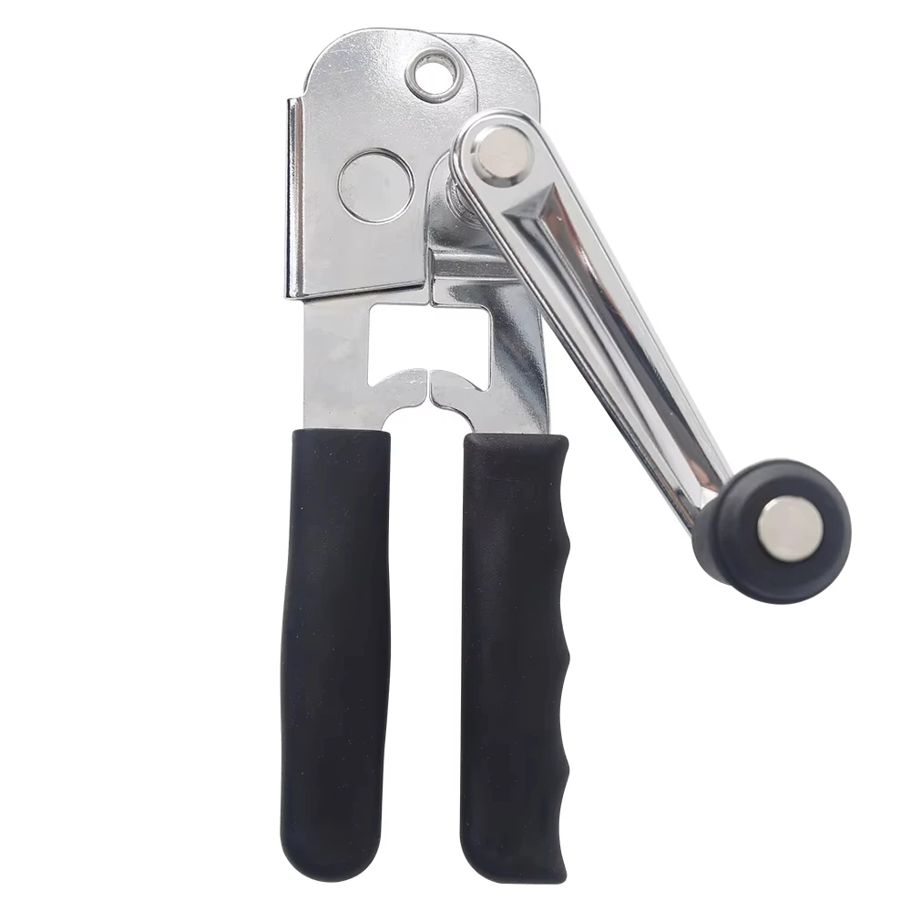 Heavy Duty Multifunction Stainless Steel Manual Handheld Tin Can Opener with Long Handle