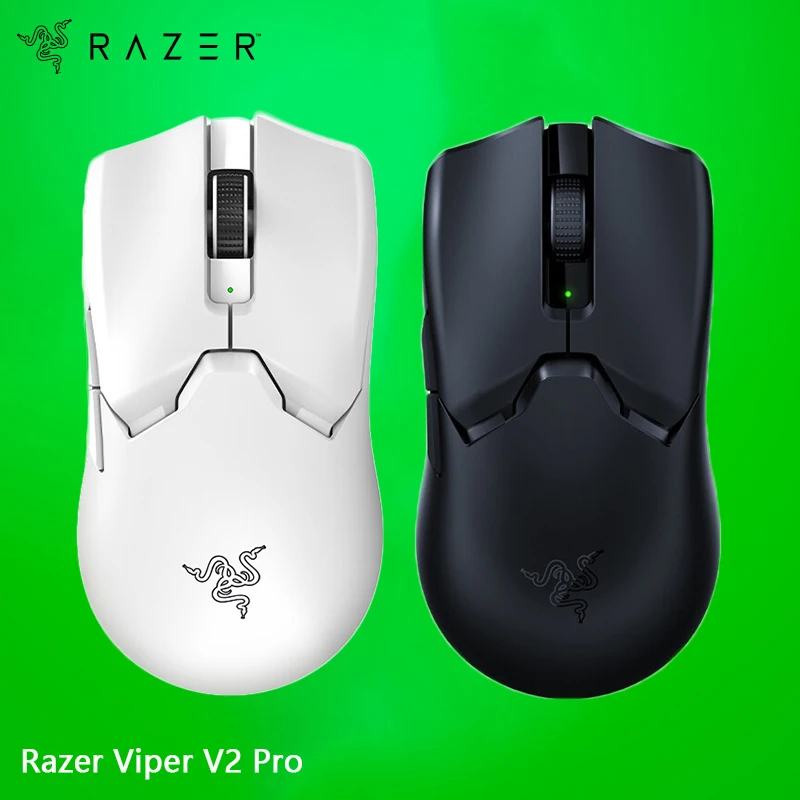 Ультралегкая ультрабыстрая Беспроводная игровая мышь Razer Viper V2 Pro для киберспорта оптический сенсор Gen-3 - 30K