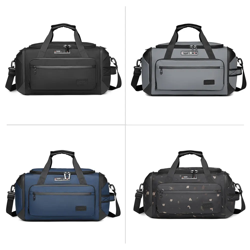 Ozuko 9709 Custom Sports Bags Waterproof Mens Custom Shoe Duffle Bag Luxury Garment Sneaker Travel Bags Luggage