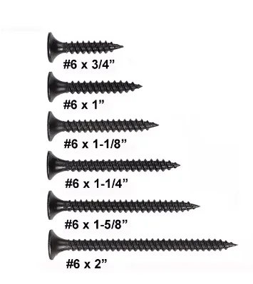M3.5series High quality black phosphorus cross drywall screws self-tapping screws