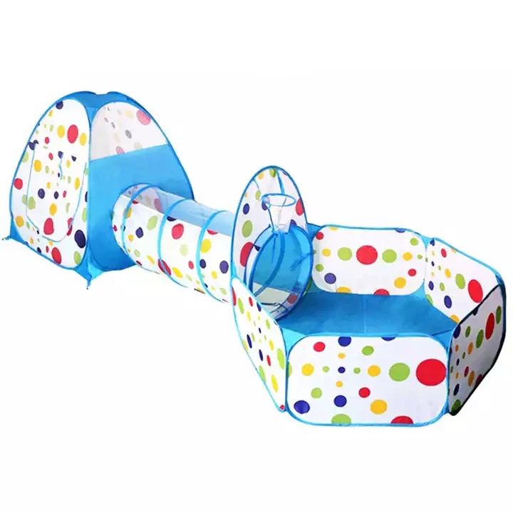 Hot Popular Folding Pop Up House Game Kids Tunnel Play Tent