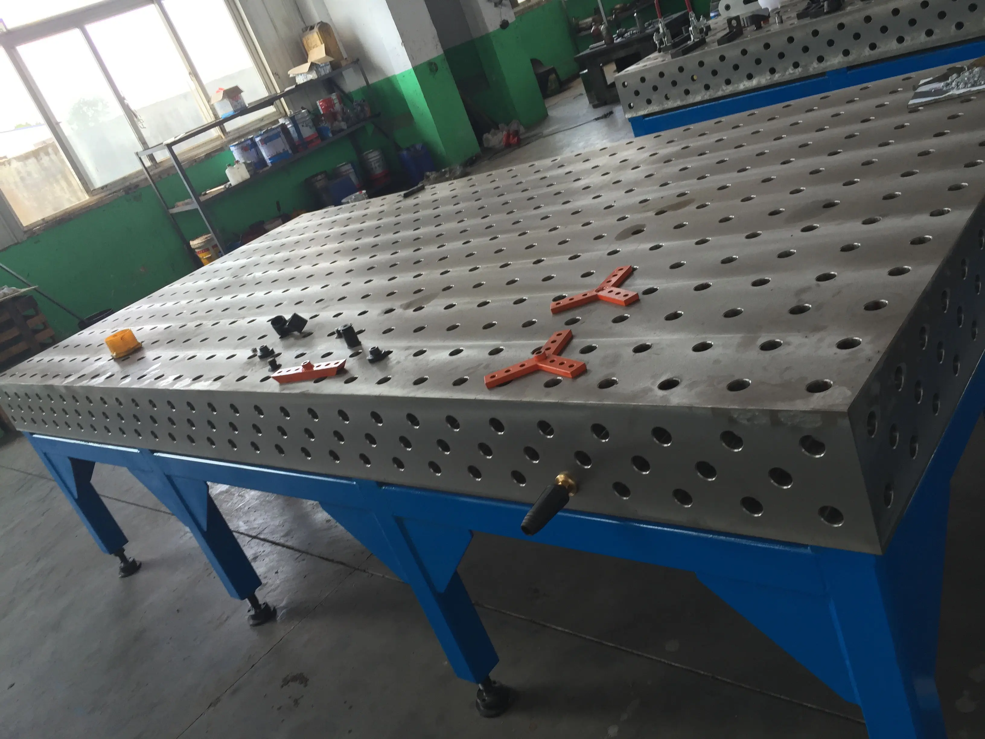 3d Welding Table 1000*1000mm Nitrided Against Welding Spatter And Anti-rusting High Performance For Small Welding Structures