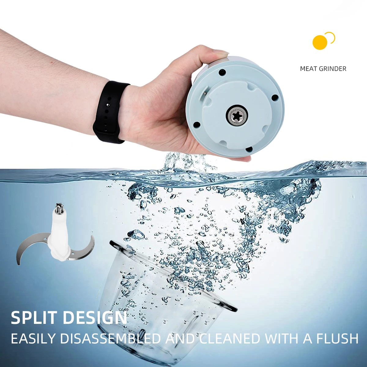 Kitchen Home Multifunctional Electric Vegetable Food Meat Onion Garlic Chopper Automatic Meat Grinder Machine