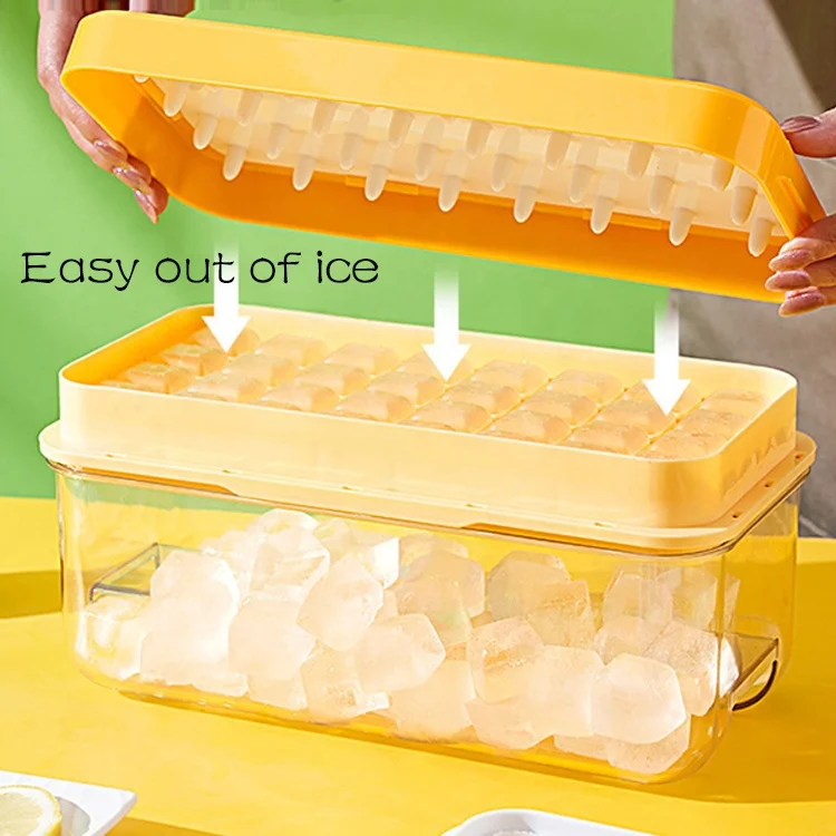 Многоразовый Силиконовый поднос для кубиков льда OEM/ODM, Прозрачная форма для кубиков льда Macallan, поднос для кубиков льда с крышкой и корзиной для морозильной камеры