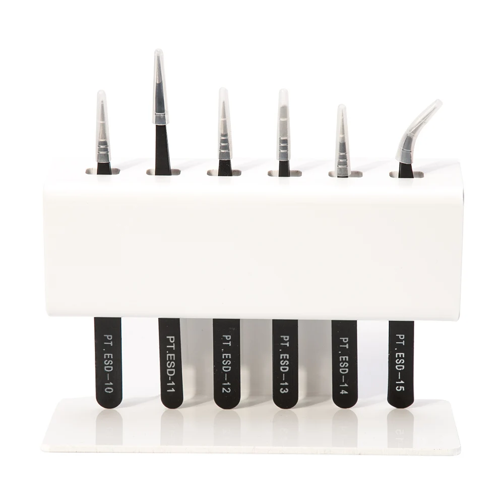 Tweezers Storage Holder For Eyelashes Extension Acrylic Tweezers Scissor Storage Rack Holder Stand Beauty Makeup Tool