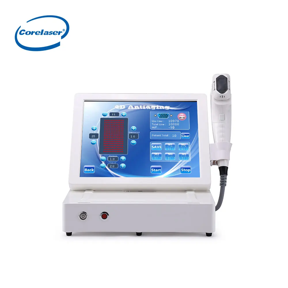 Портативный 4d hifu 12 линий hifu, антивозрастной косметический аппарат для удаления морщин
