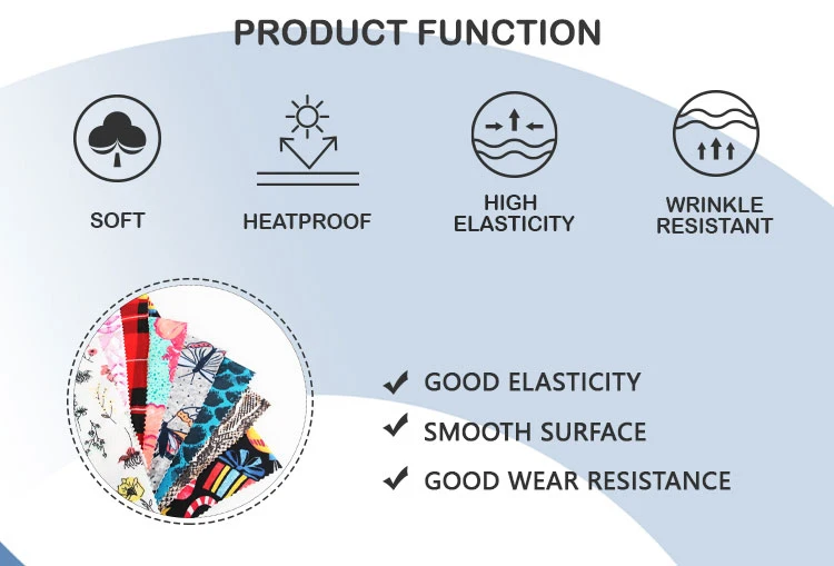 Manufacture sales Anti Pill Polyester Spandex 4 Way Stretch Jersey Custom Digital Print Fabric For T-shirt