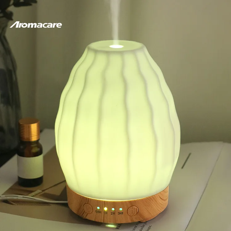 Aromacare Customized Ultrasonic Electric Stone Ceramic White Scent Aroma Essential Oil Diffuser