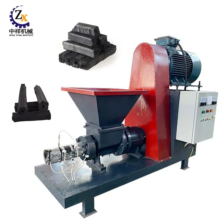 Compressed barbecue carbon charcoal powder pressing production line
