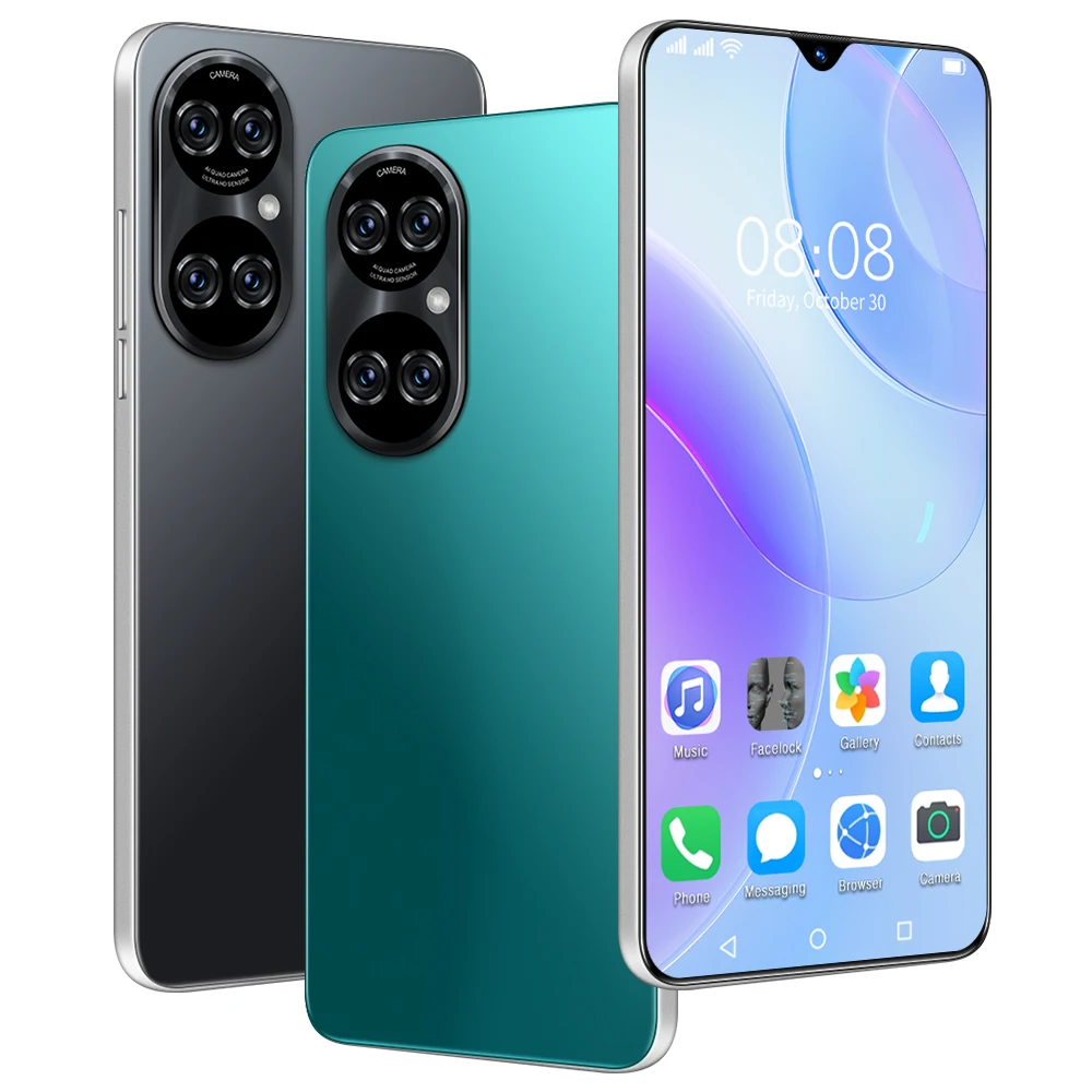 Мобильный телефон P50 Pro на Android, четыре камеры, две SIM-карты, 6,7 дюйма, быстрая зарядка, 512 ГБ, глобальная версия, игровые телефоны, 5g смартфоны