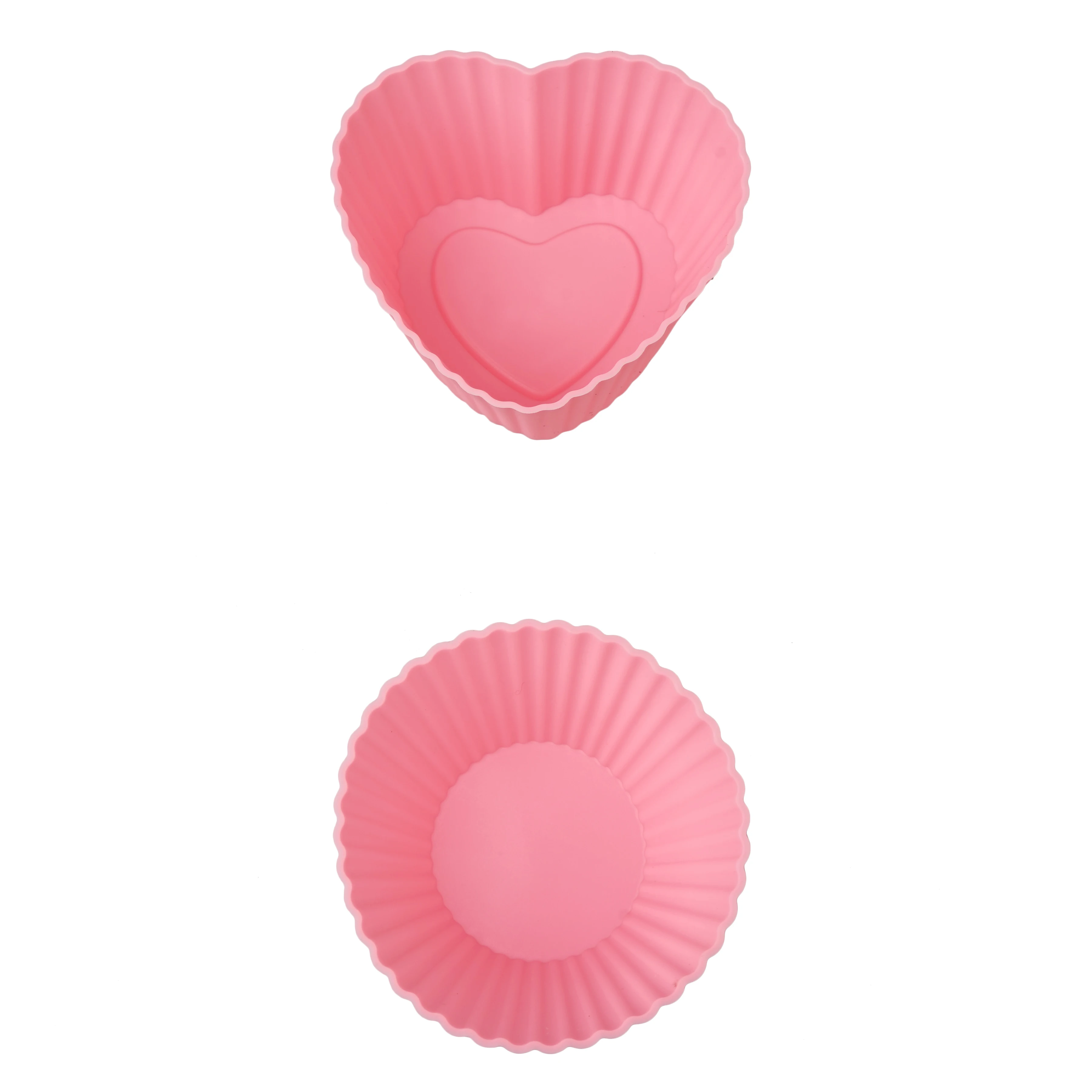 Hot Sale Nonstick Colorful BPA Free Silicone Muffin Baking Cake Moulds Round Cupcake Bakery Pastry Tools