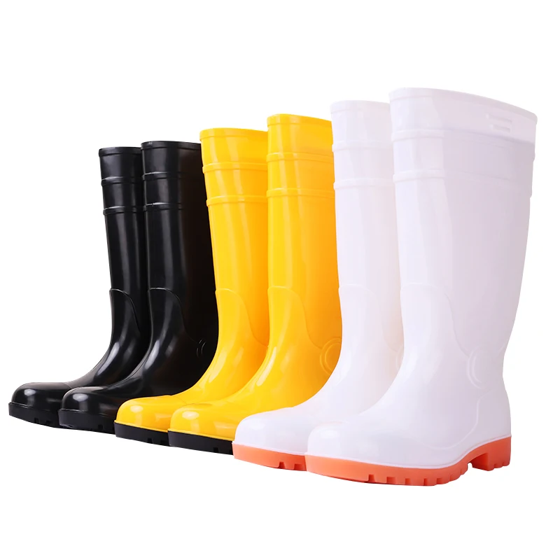 High quality waterproof fishing car wash agricultural adult rain boot santi-skid wear-resistant pvc waterproof Safety rain boots