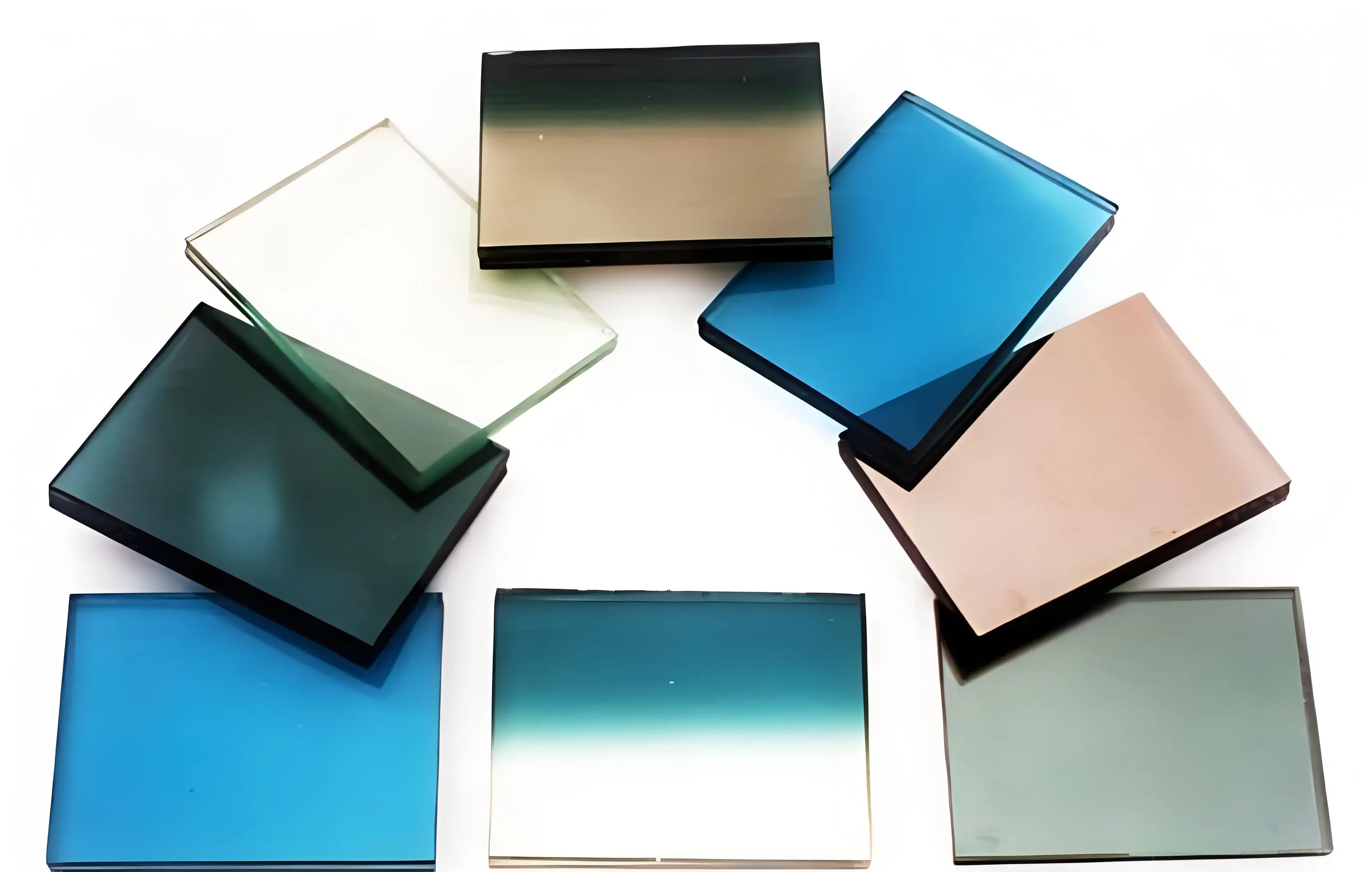 4mm-18mm and Ultra-thick Colored Tinted Anti-reflective Coated Laminated Decorative Glass Bulletproof Glass Glass Material Flat