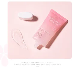 wholesale Sakura deep cleansing cleanse pores peeling Exfoliating sakura Face gel