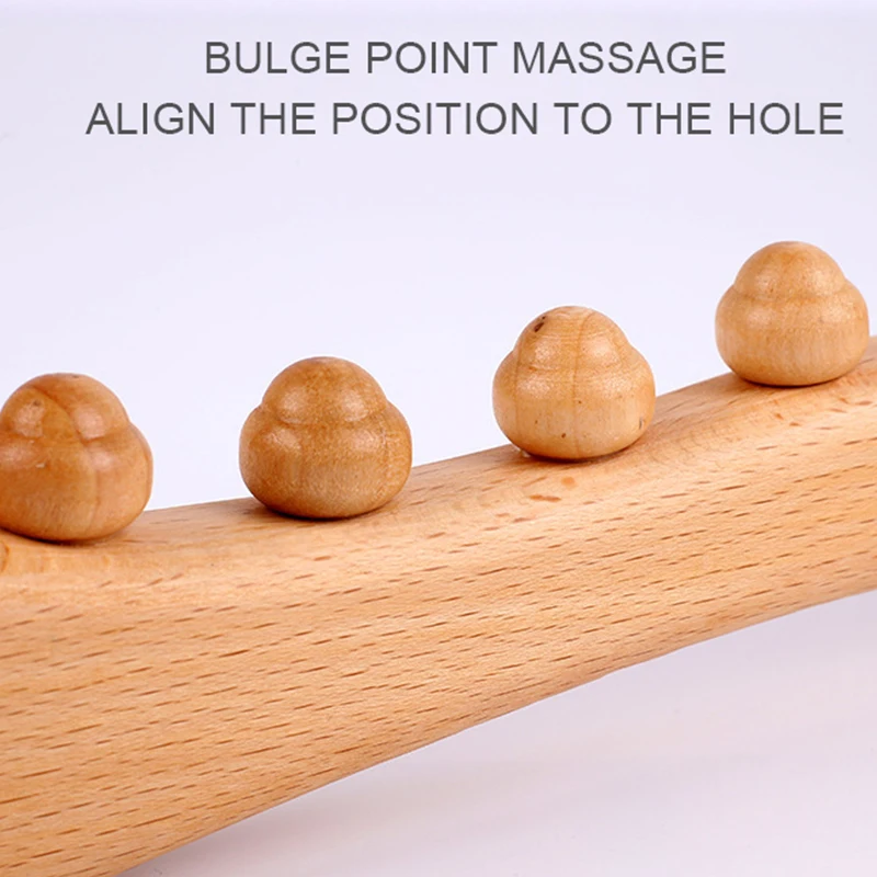 Wood Massager Roller Maderoterapia Kit Maderotherapy Wood Therapy Massage Tools Set