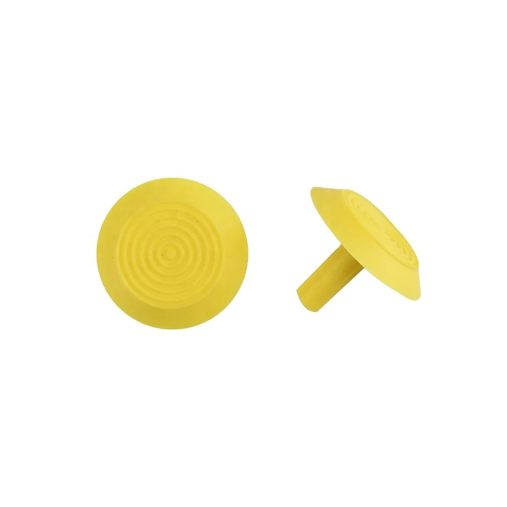 polyurethane PU/PVC tactile indicator warning road stud blinds dots with pin/spigot for installation