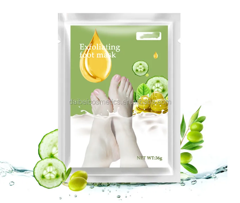 Natural Olive Oil Foot Mask & Moisturizing Foot Peeling Mask for Exfoliating Dead Skin