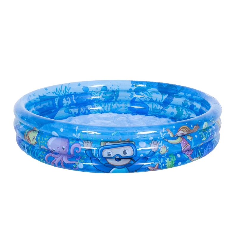 Sunclub 51003 inflatable water toys Sea World 3-Ring Pool 122cm x 25cm inflatable plastic beach summer toys for kids