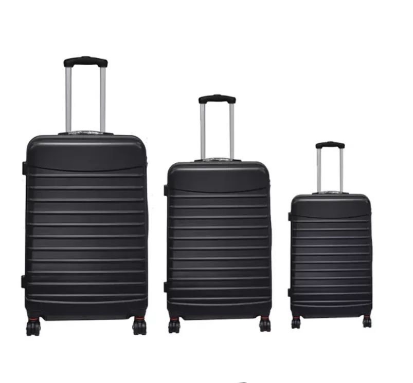 2022 hot sale top quality luggage cases  Wholesale real  Leather  20/24/28 inch abs low price