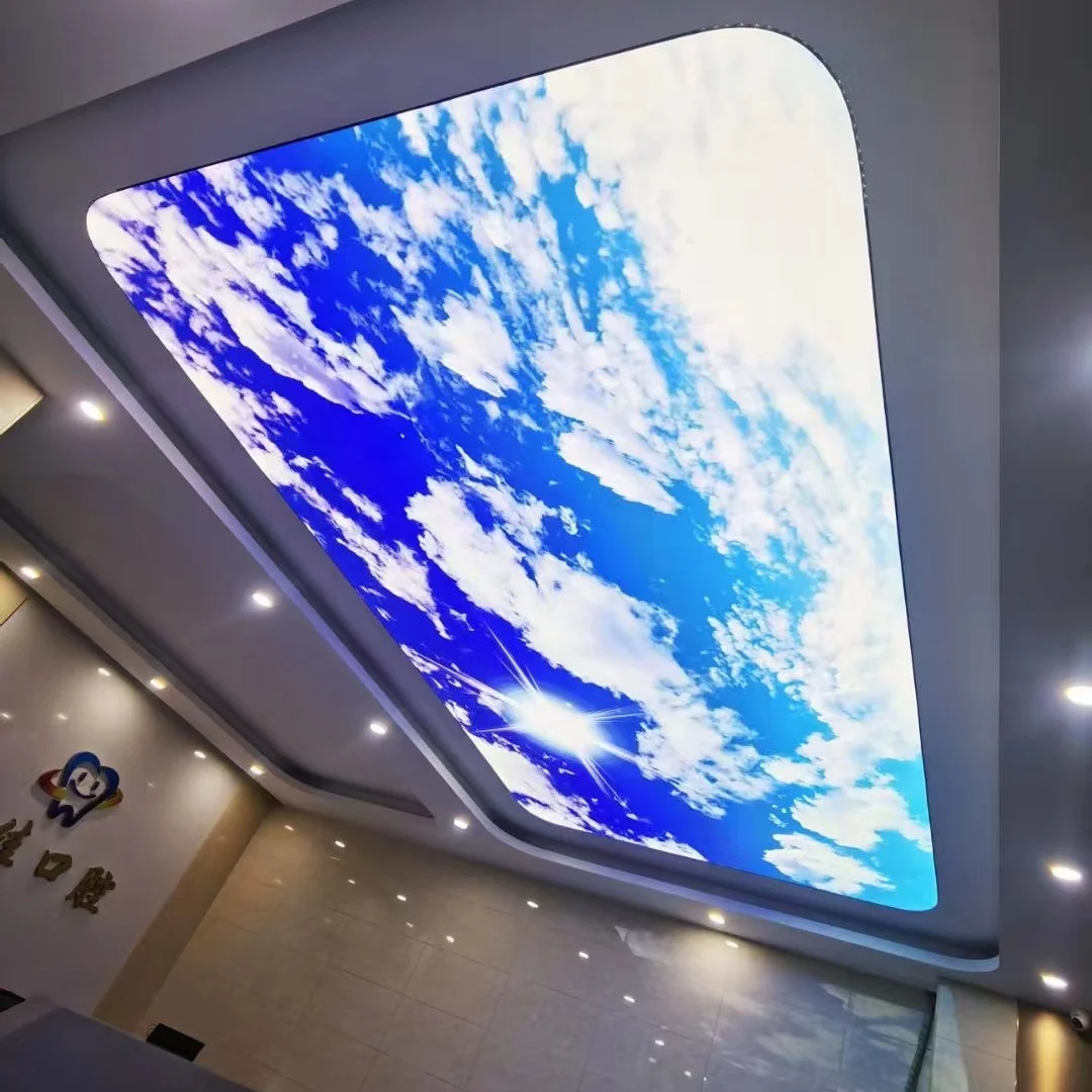 ZHIHAI Custom Waterproof Modern Pop False Designs for Hall Outer Space UV Print 3D PVC Ceiling Panel