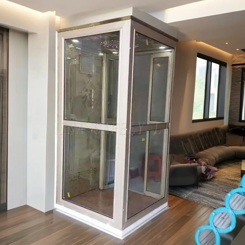 2024 Year Household 2-4 Person Lift Small Home Elevators Automatic 400KG Small Outdoor Lift Elevator