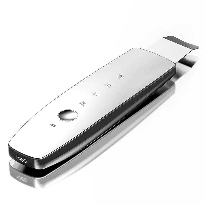 Blue Red Led Blackhead Removal Machine Ultrasonic Facial clean Exfoliating Machine