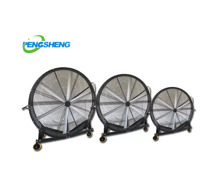 2m 1m 1.5m electric motor Electric BLDC Motor Outdoor Waterproof Wheeled Mobile HVLS Industrial Stand Fans