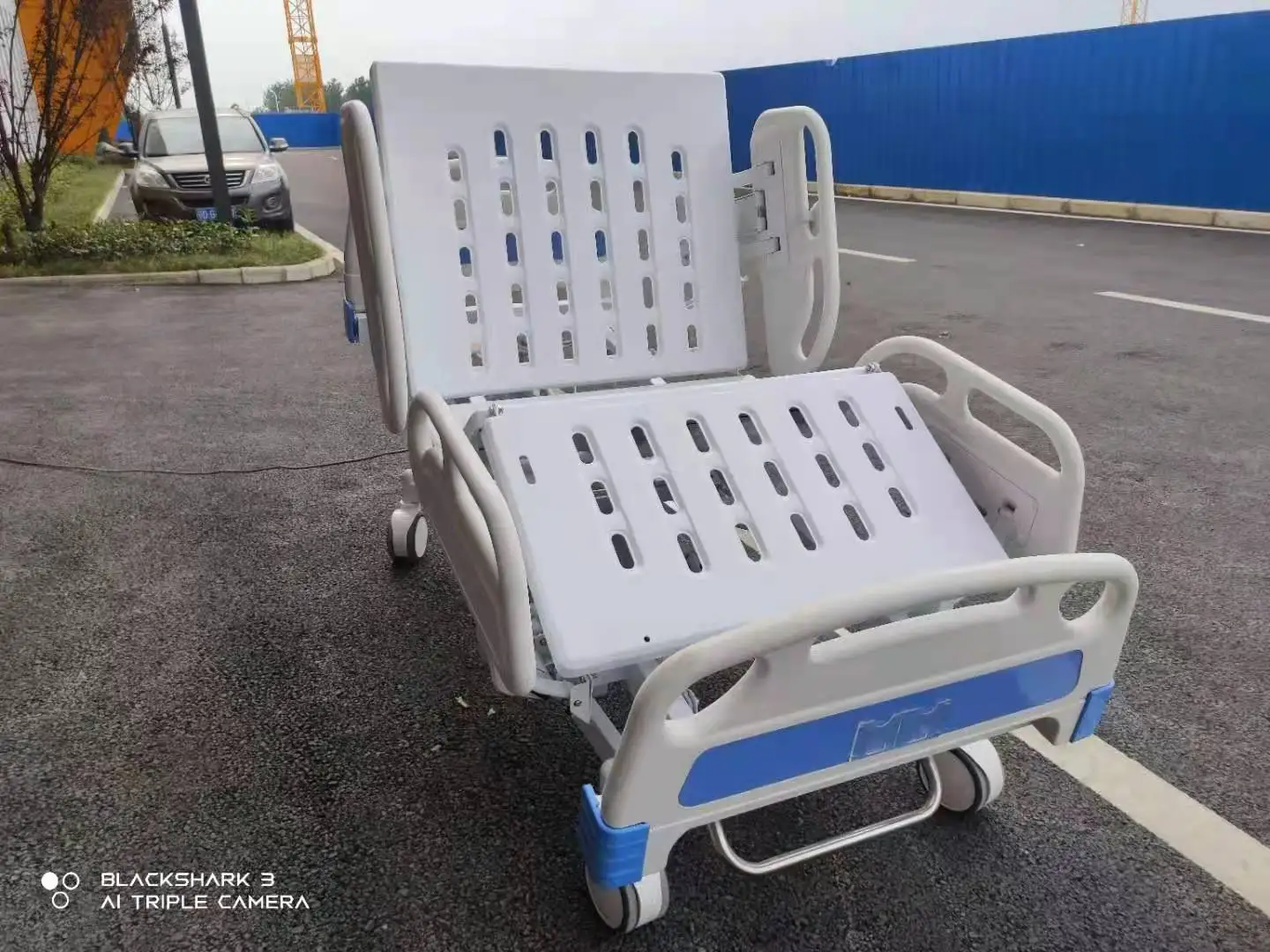 Manufacture full 5 3 functions  electric hospital manual bed for sale certified ICU manual electric hospital bed