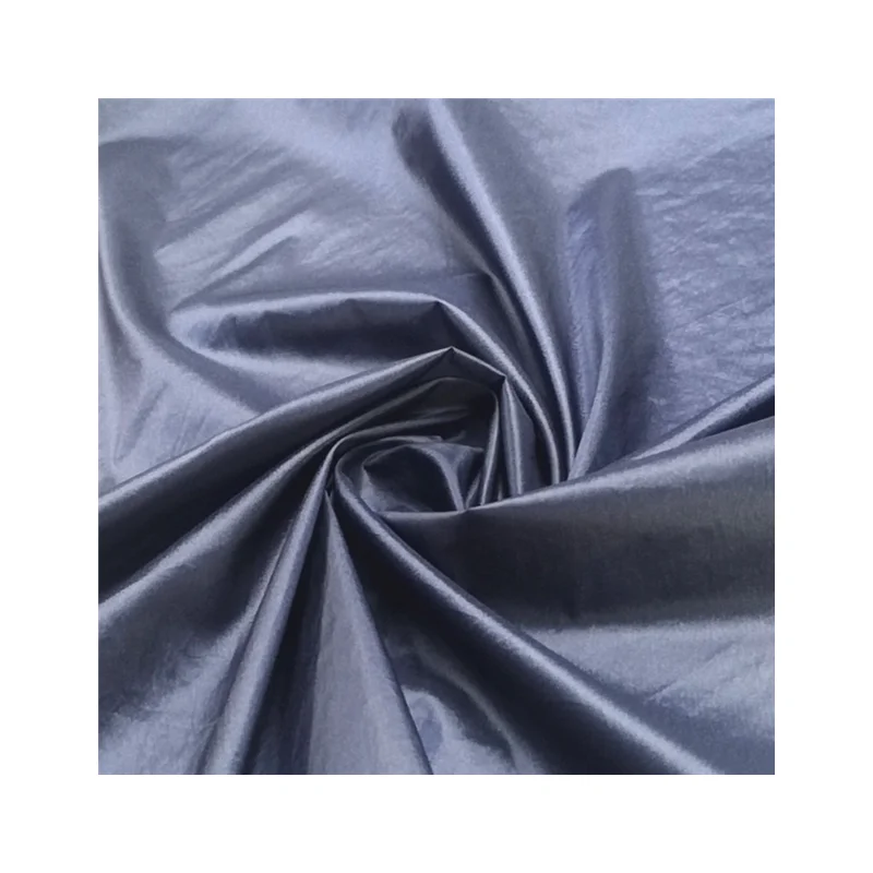 20d 380t ripstop nylon taffeta fabric crinkle swimwear thin 100% nylon tracksuit fabric waterproof taffeta fabric for clothing
