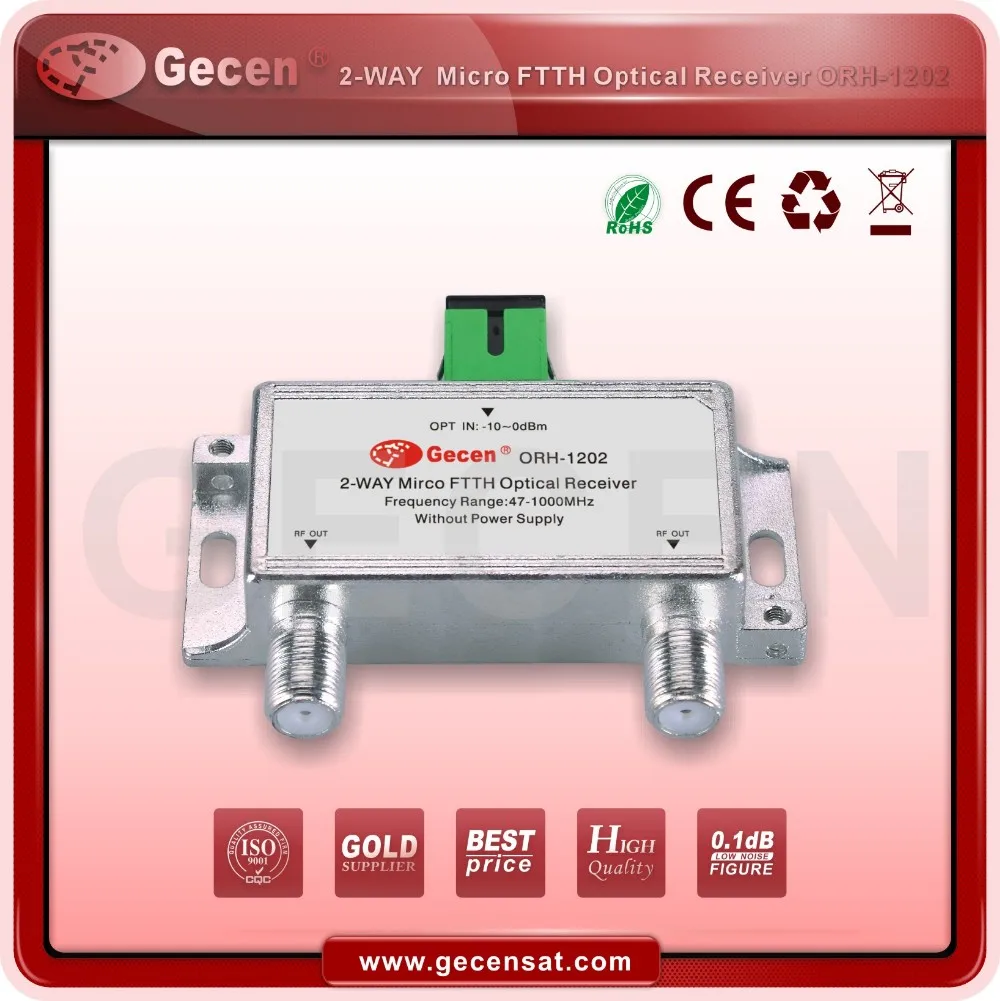 6 Way Splitter Optical Receiver CATV Node Mini FTTH Optical Receiver