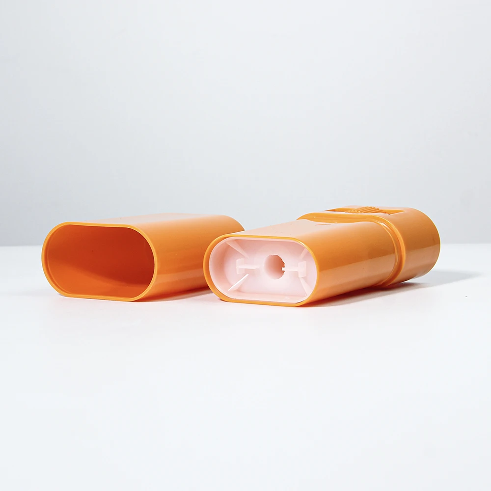 75ml 50ml oval deodorant container twist empty round PP stick deodorant container colorful deodorant container