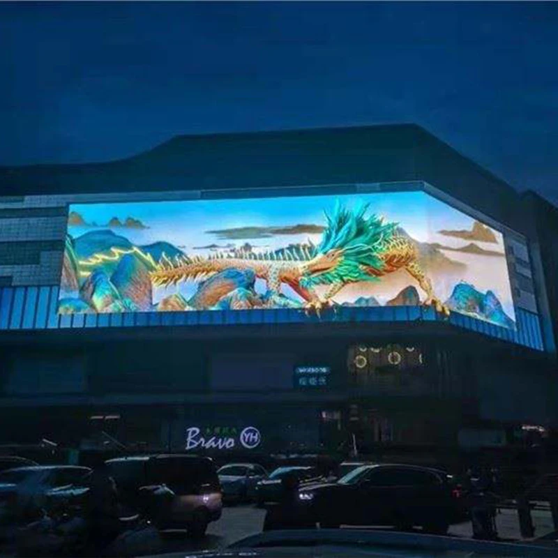 Высококачественный 3d светодиодный экран по заводской цене 3d реклама наружный голограммный светодиодный экран