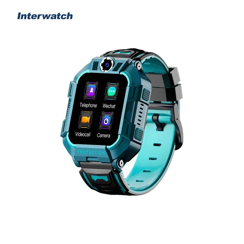 Interwatch 2023 New kids watches IPS1.4 inch scream ABS+PC cover waterproof children tracker GPS location smart watch