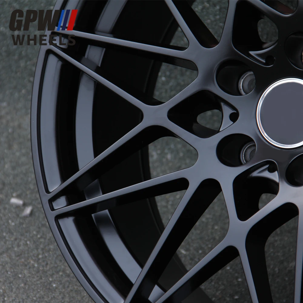 GPW 18inch Rims Black Machine Face Car Wheel Rims passenger Car wheels for BMW M series 3 5 X1 X3 X5 X7 18 19 20 21 22 inch Flow