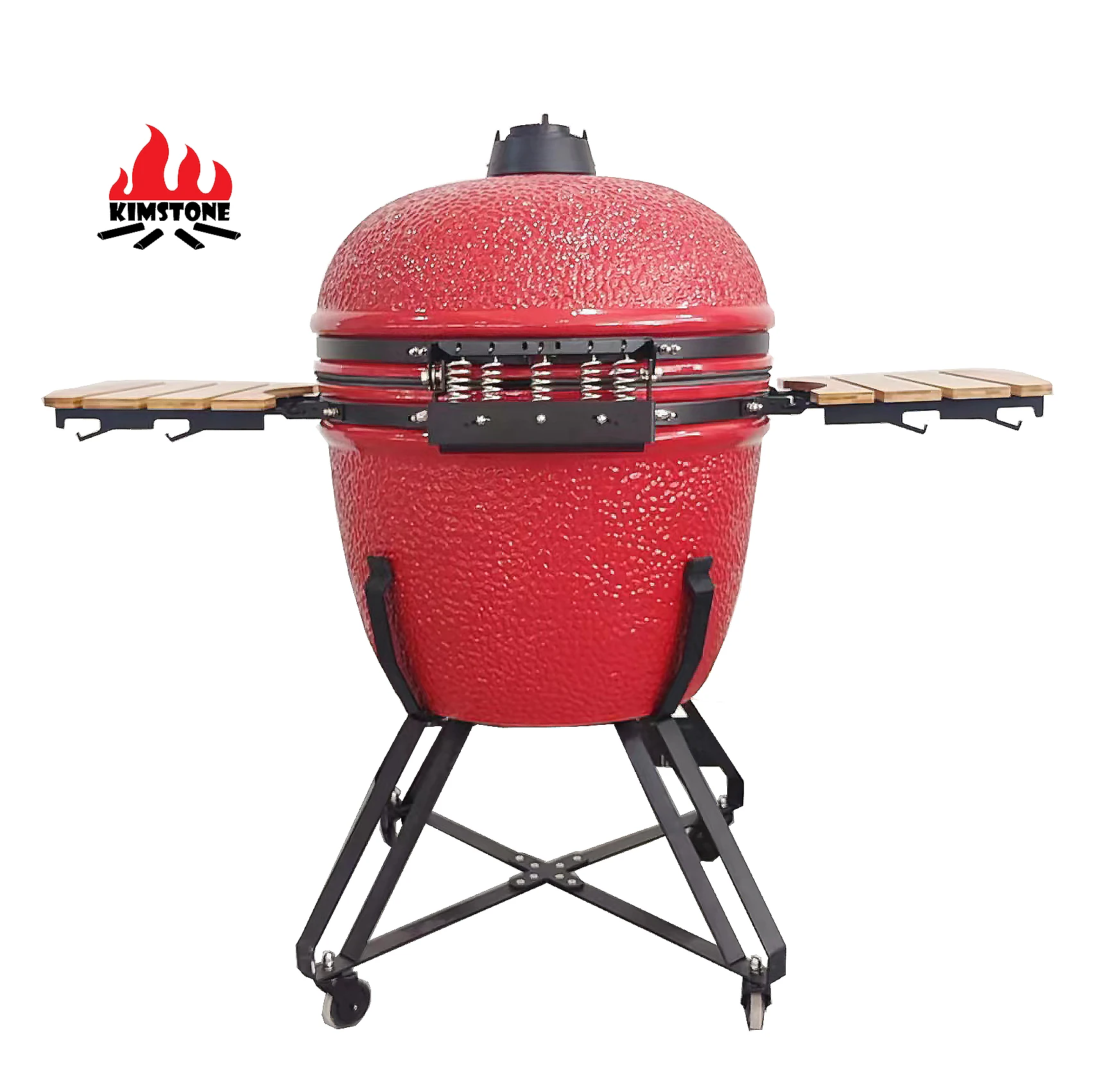 Kimstone 28 Inch Charcoal Grill Metal Kamado Grill With Pleasing And Attractive For Leisure Time